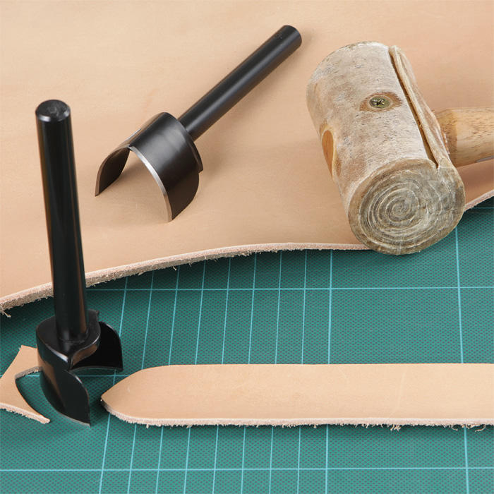 Point Strap End Punch, 40 mm