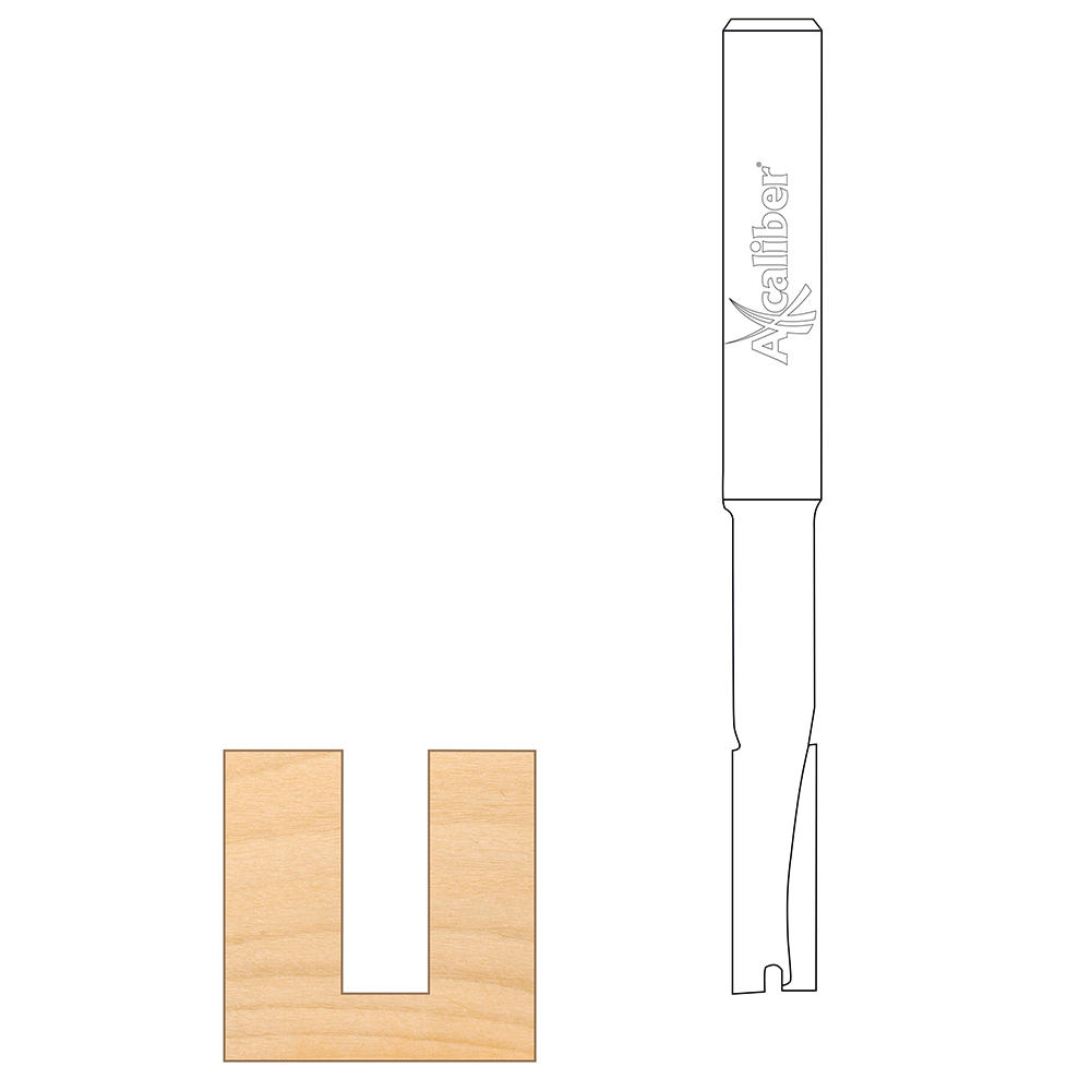 Fresa per scanalature Axcaliber®, 5,4 x 15 x 6,35 mm