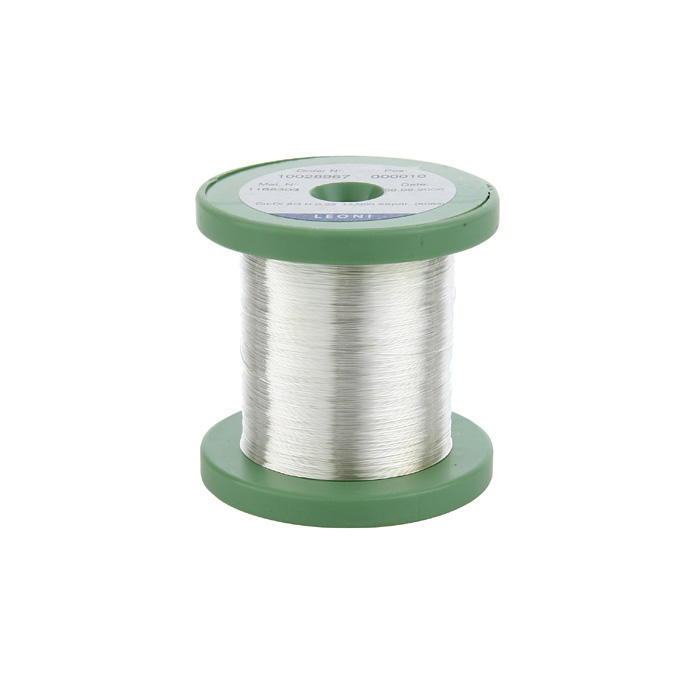 Copper Wire, Silver-Plated, 0.22 mm, 100 g