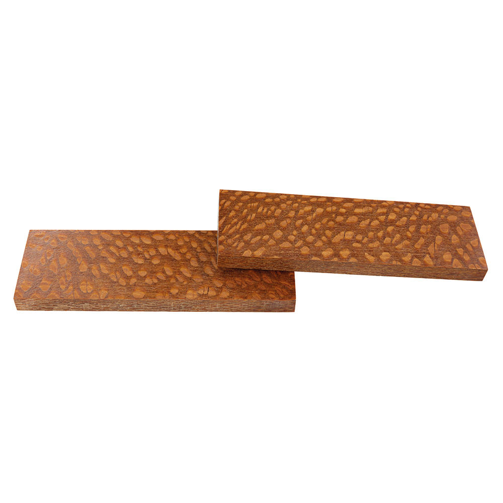 Bois dentelle, stabilisé, plaquettes de manche, 140 x 43 x 10 mm