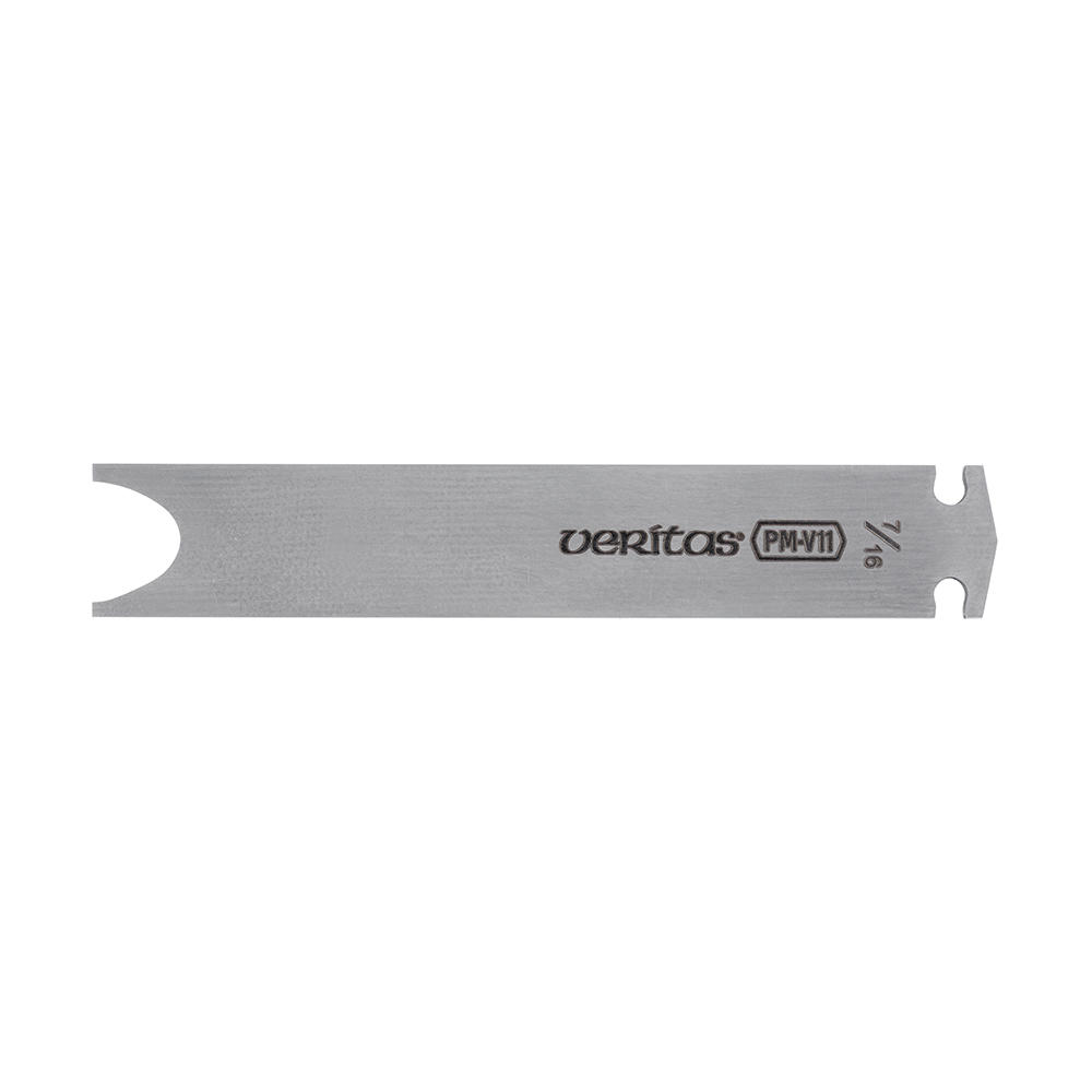 Fer pour baguette pour rabot combiné Veritas®, elliptique, 7/16 pouce, PM-V11