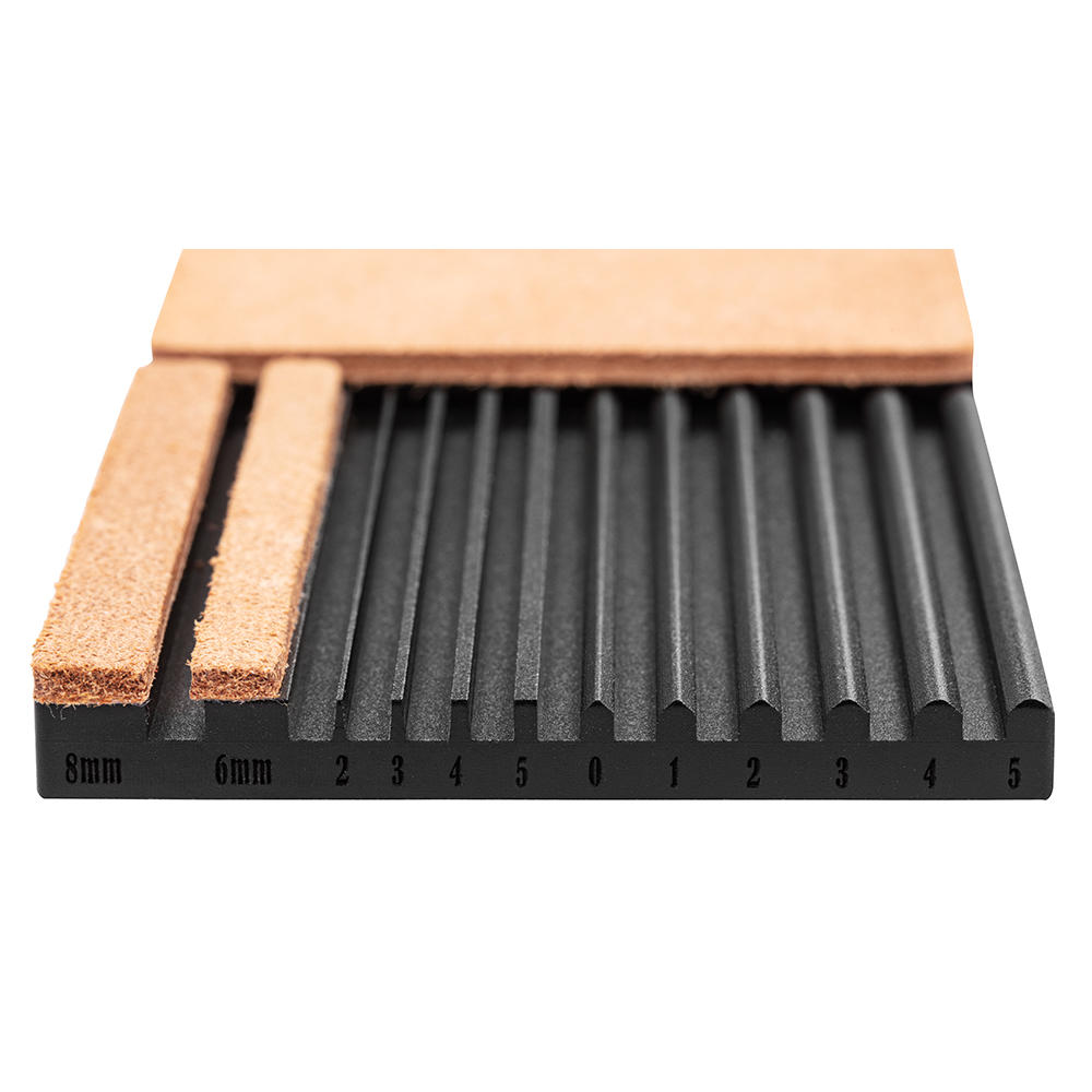 Jeu de guides d’affûtage d'outils pour le travail du cuir