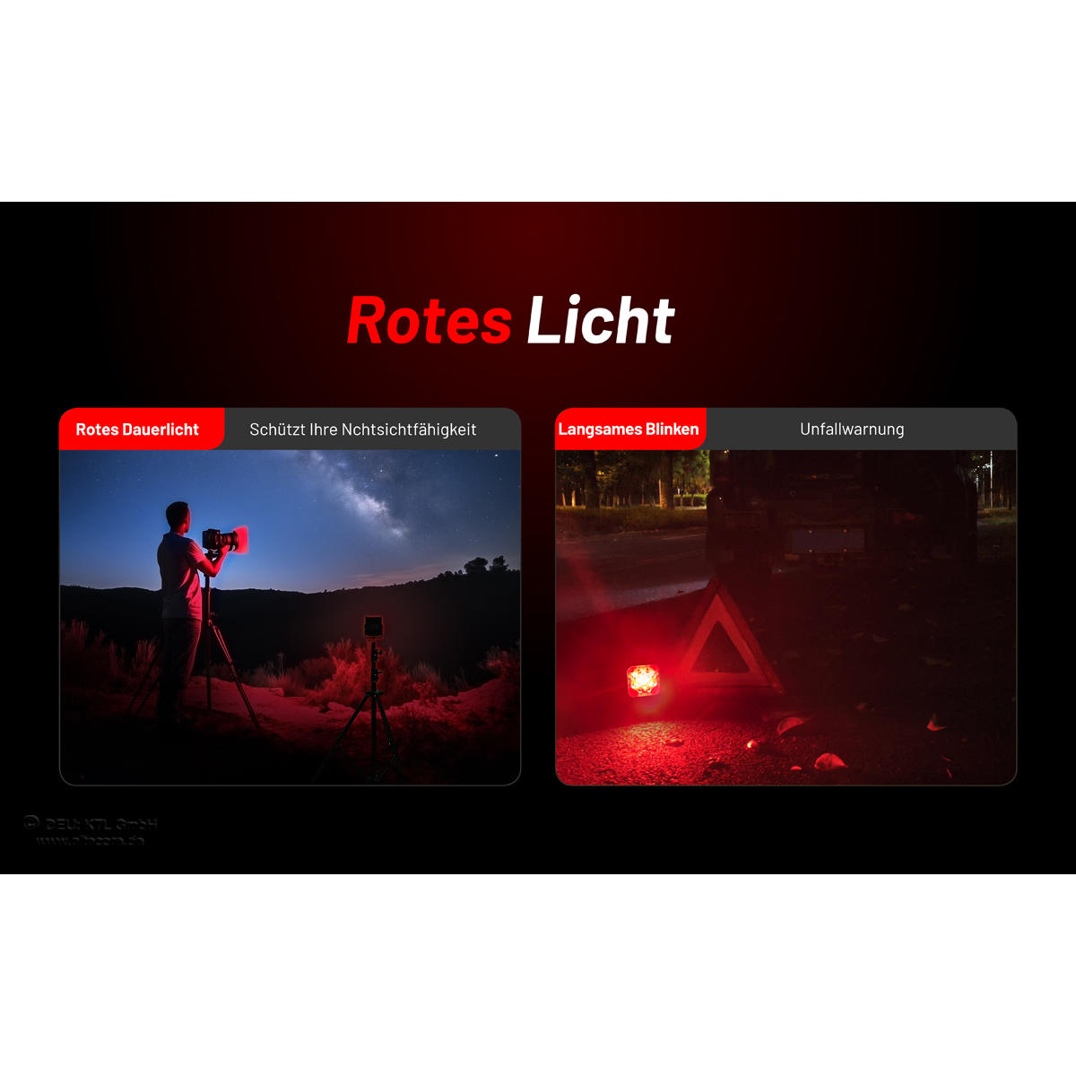Lampe de travail et de plein air 3 en 1 Li-Ion Nitecore® NWL30 3, 3000 lm