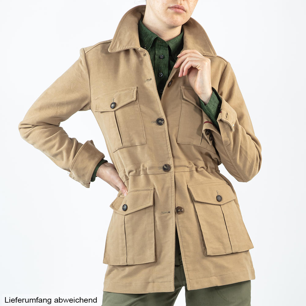 Purdey »Kingsley« Damen Safari-Jacke, sand