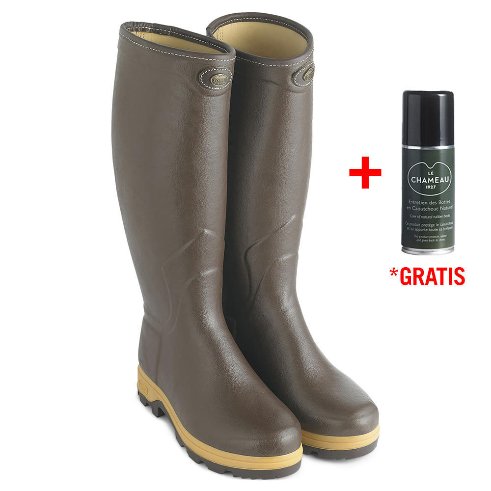 Le Chameau »Saint-Hubert Heritage« Men's Rubber Boots, Leather Lining