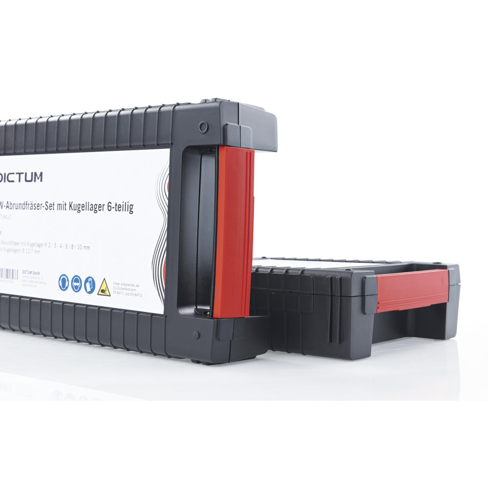 DICTUM® HW-Profil-, Konterprofil-, Abplattfräser-Set, 3-teilig