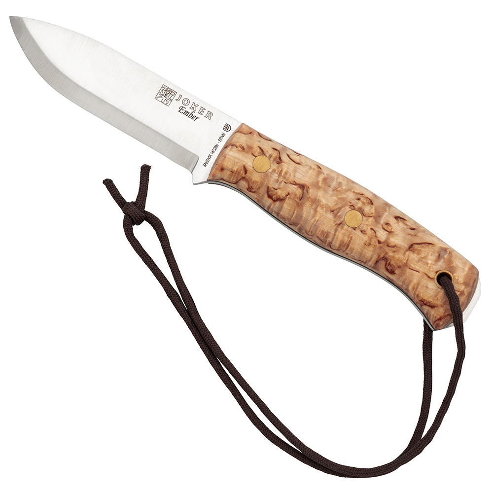 Joker™ »Ember« Hunting and Outdoor Knife, Masur Birch