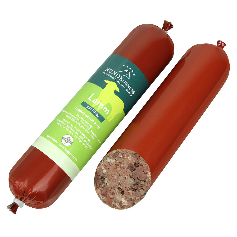 Carne di agnello con miglio »Hundegenuss«, 6 x 850 g