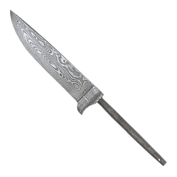 Platine brute de lame à soie ronde avec mitre, longueur de lame 100 mm