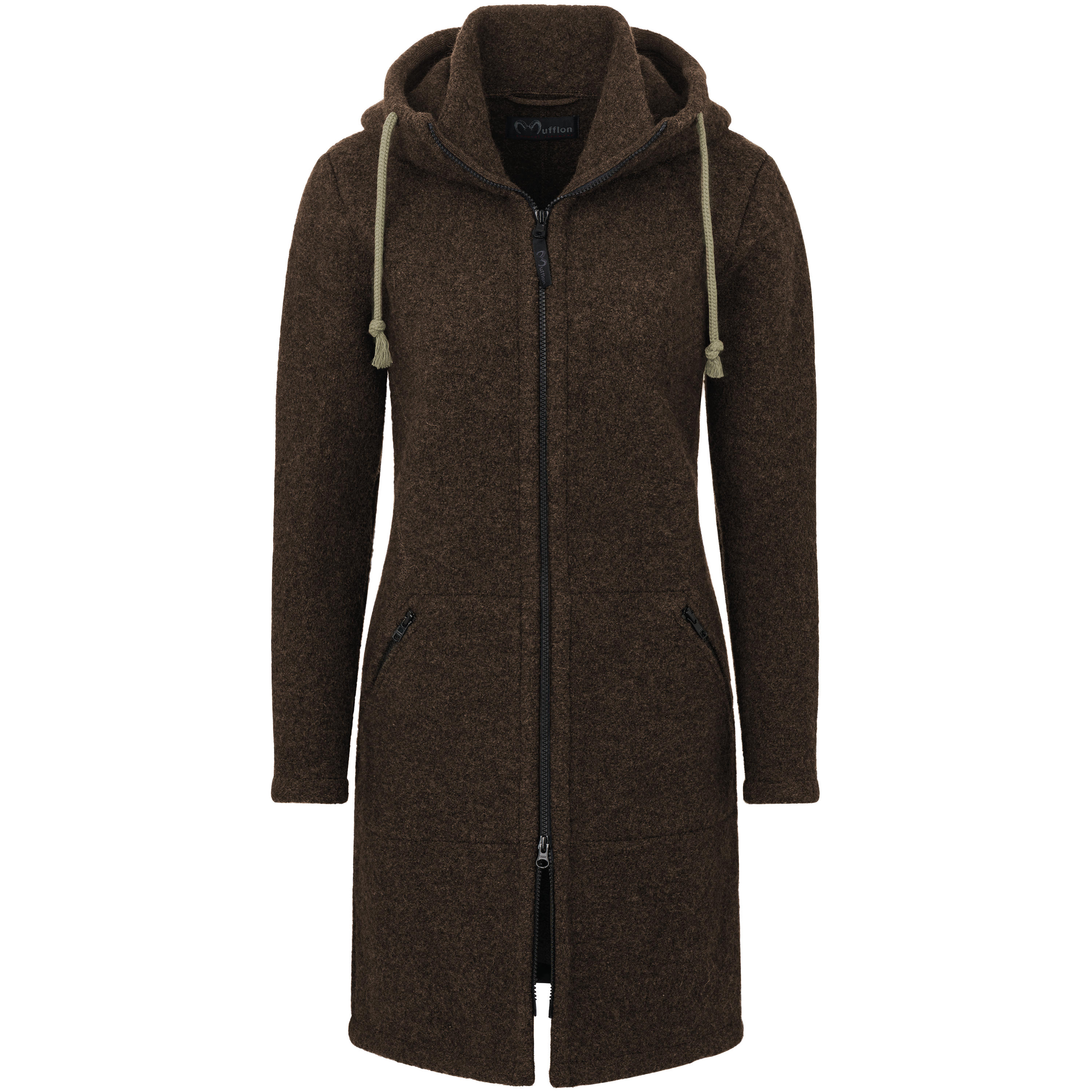 Manteau foulé pour femme Mufflon » Carla «