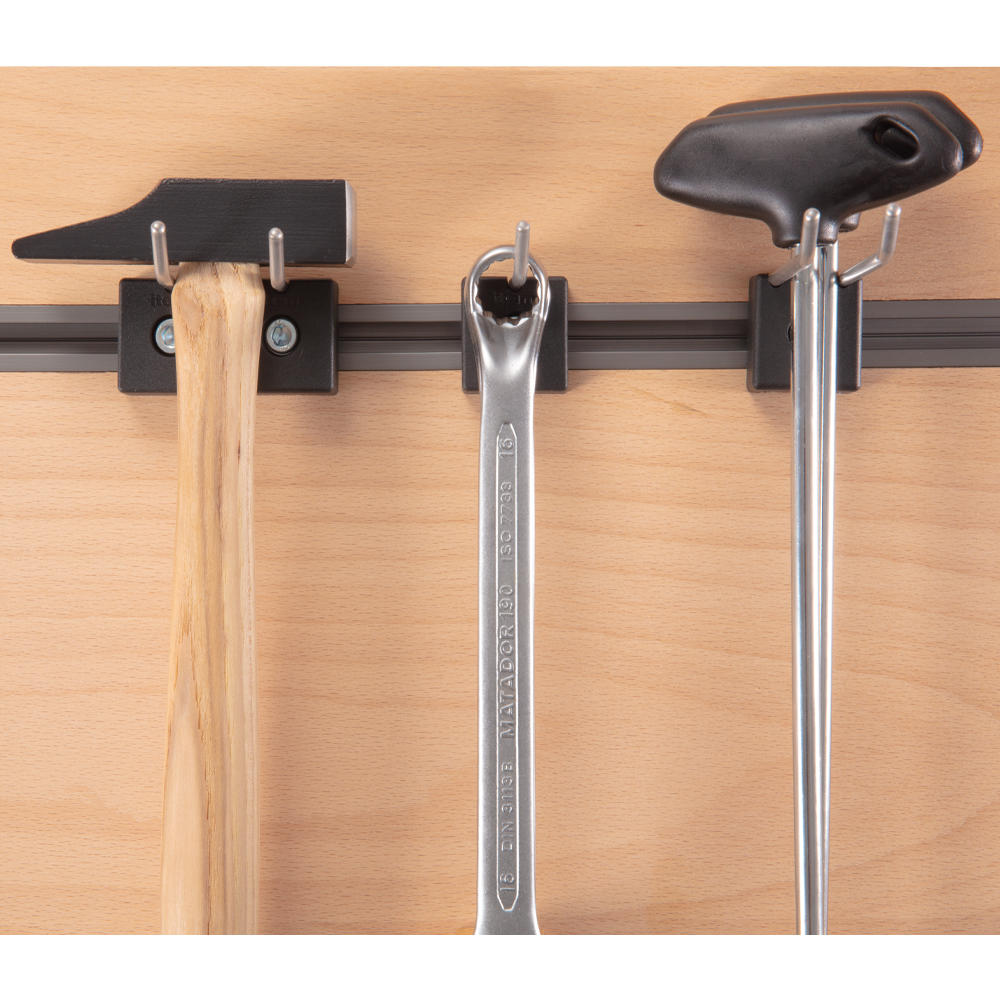 Double Hook, incl. Mounting Material
