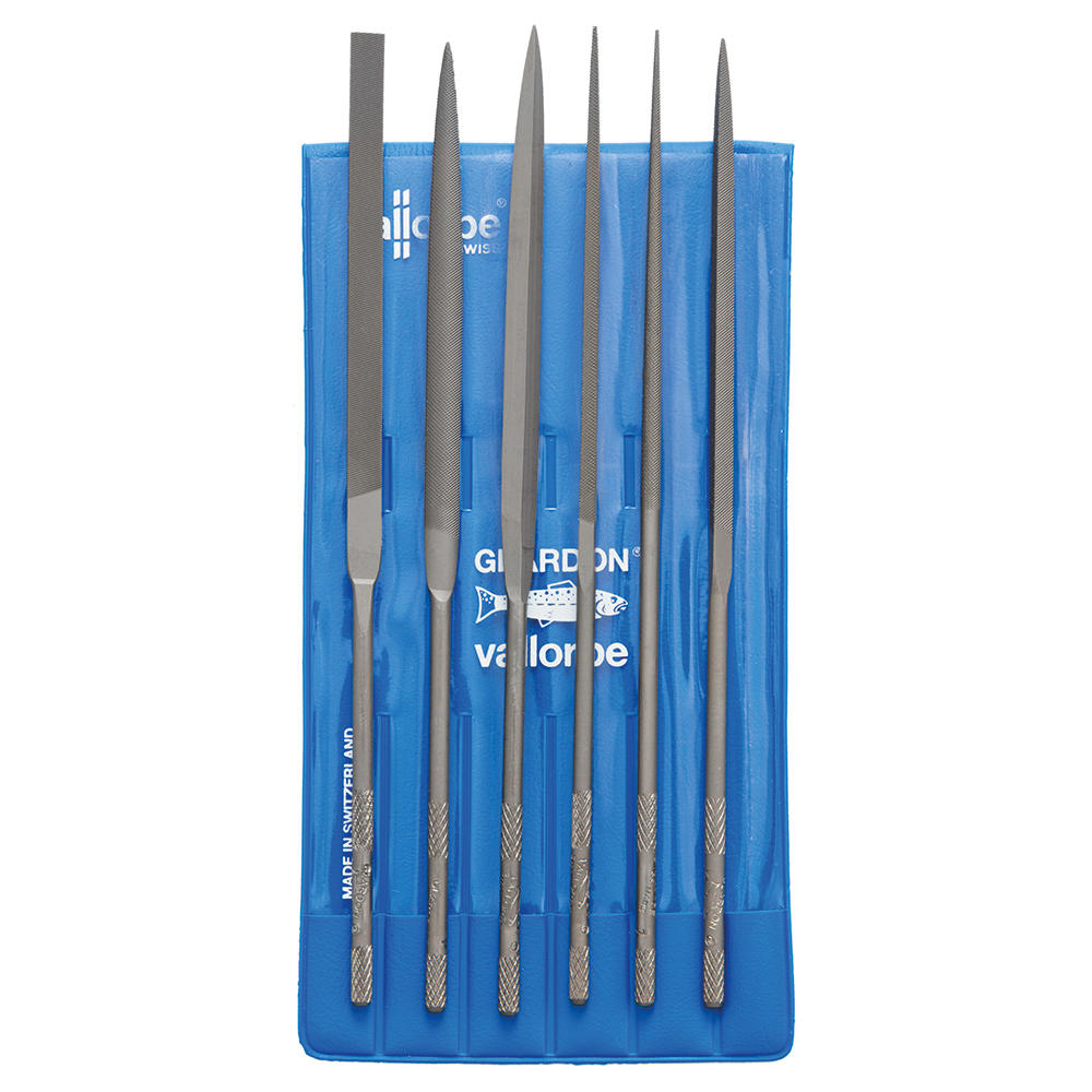 Glardon/Vallorbe® Needle Files, 6-Piece Set, Cut 1