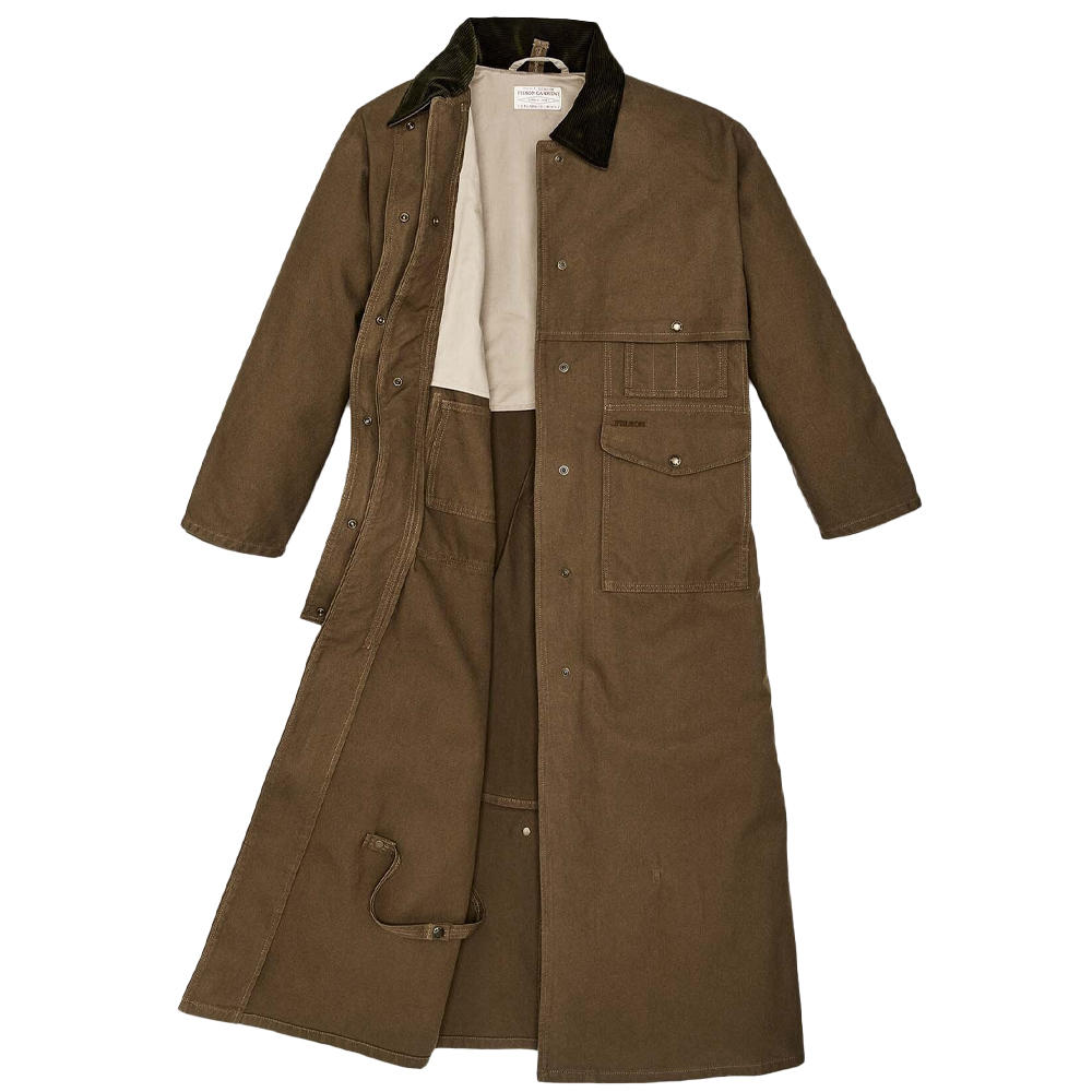 Filson Women's Dry Finish Duster Coat marsh olive L 826230/L
