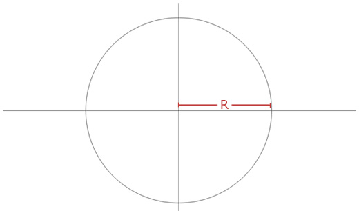 Draw the construction circle 